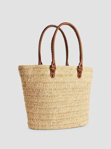 Balenciaga Women's Le City  Basket Tote Bag - Natural Camel | Thumbnail 3