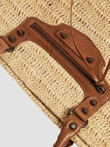 Balenciaga Women's Le City  Basket Tote Bag - Natural Camel | Thumbnail 5