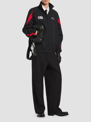 Balenciaga Men's x NBA Collaboration Tracksuit Jacket - New Black | Thumbnail 2 Balenciaga Men's x NBA Collaboration Tracksuit Jacket - New Black | Thumbnail 2