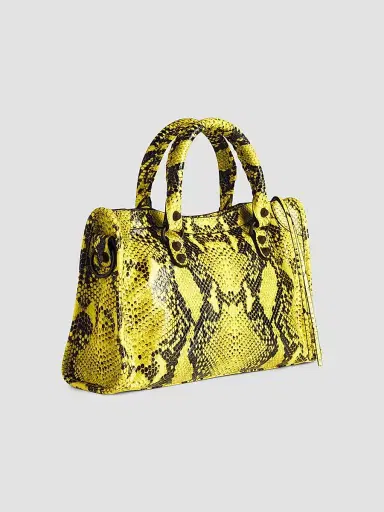 Balenciaga Women's Le City Small Top Handle Bag - Yellow | Thumbnail 3