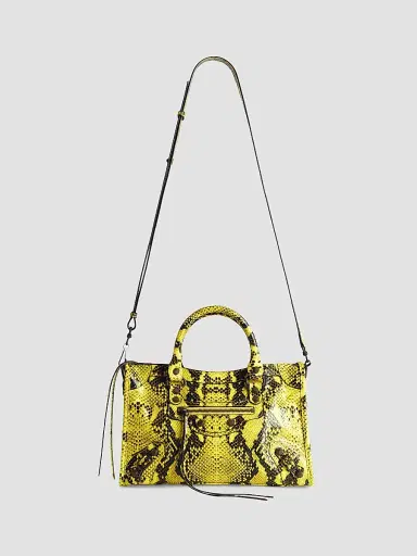 Balenciaga Women's Le City Small Top Handle Bag - Yellow | Thumbnail 5