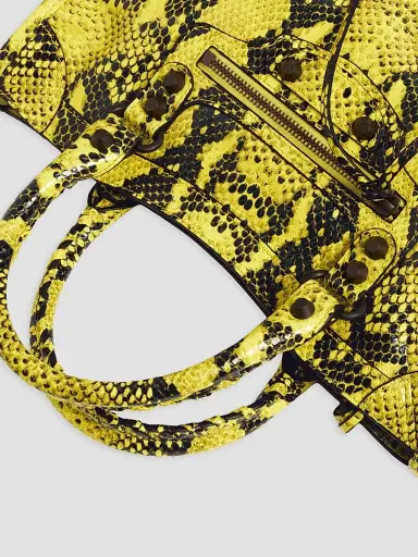 Balenciaga Women's Le City Small Top Handle Bag - Yellow | Thumbnail 6