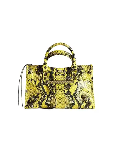 Balenciaga Women's Le City Small Top Handle Bag - Yellow | Thumbnail 1