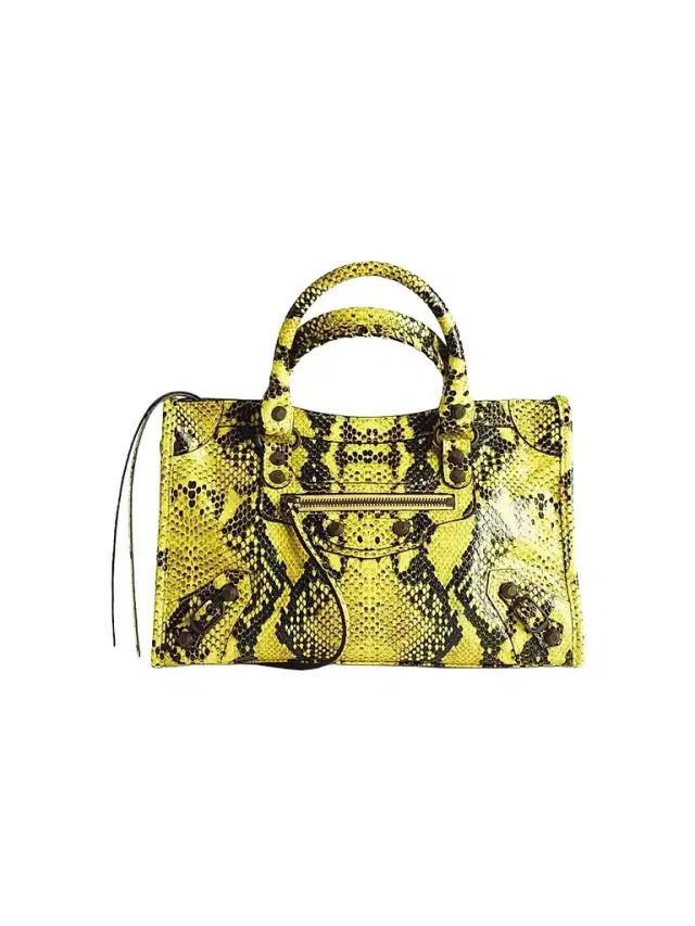 Balenciaga Women's Le City  Top Handle Bag - Yellow