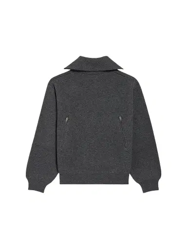 Balenciaga Women's Back-to-Front High Neck Sweater - Dark Heather Grey - Size XS | Thumbnail 1