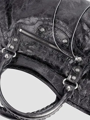 Balenciaga Women's Le City Bag  Tote Bag - Steel Grey | Thumbnail 7