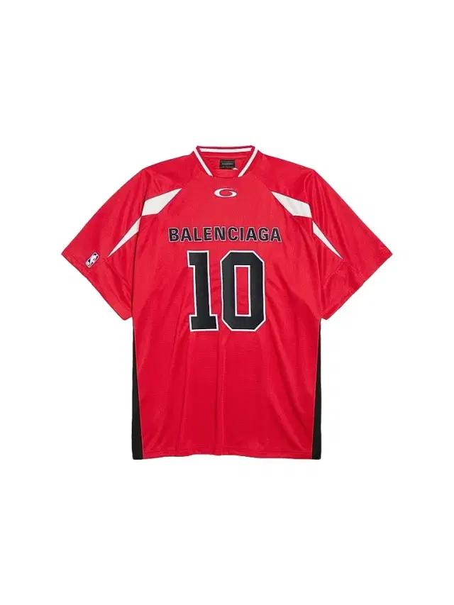 Balenciaga Men's  x NBA Collaboration Oversized T-Shirt - Red