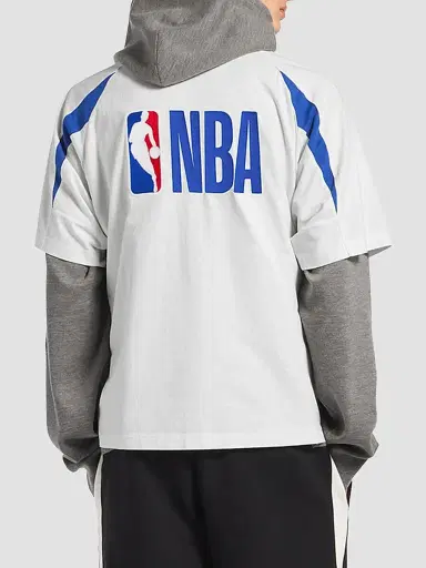 Balenciaga Men's x NBA Collaboration Oversized T-Shirt - White | Thumbnail 4 Balenciaga Men's x NBA Collaboration Oversized T-Shirt - White | Thumbnail 4