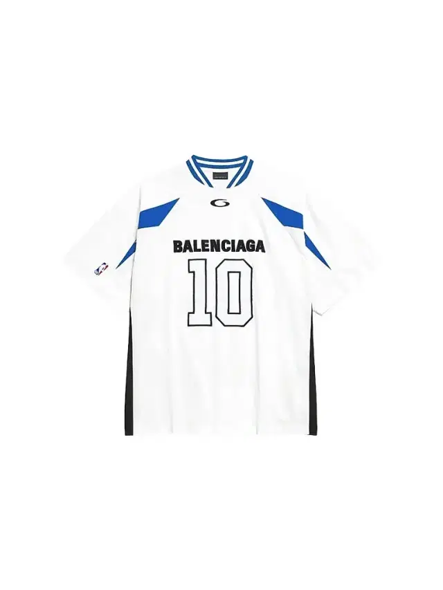 Balenciaga Men's  x NBA Collaboration Oversized T-Shirt - White