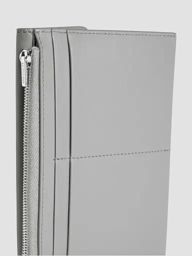 Balenciaga Women's Rodeo Coin and Card Holder - Cloud Grey | Thumbnail 4 Balenciaga Women's Rodeo Coin and Card Holder - Cloud Grey | Thumbnail 4