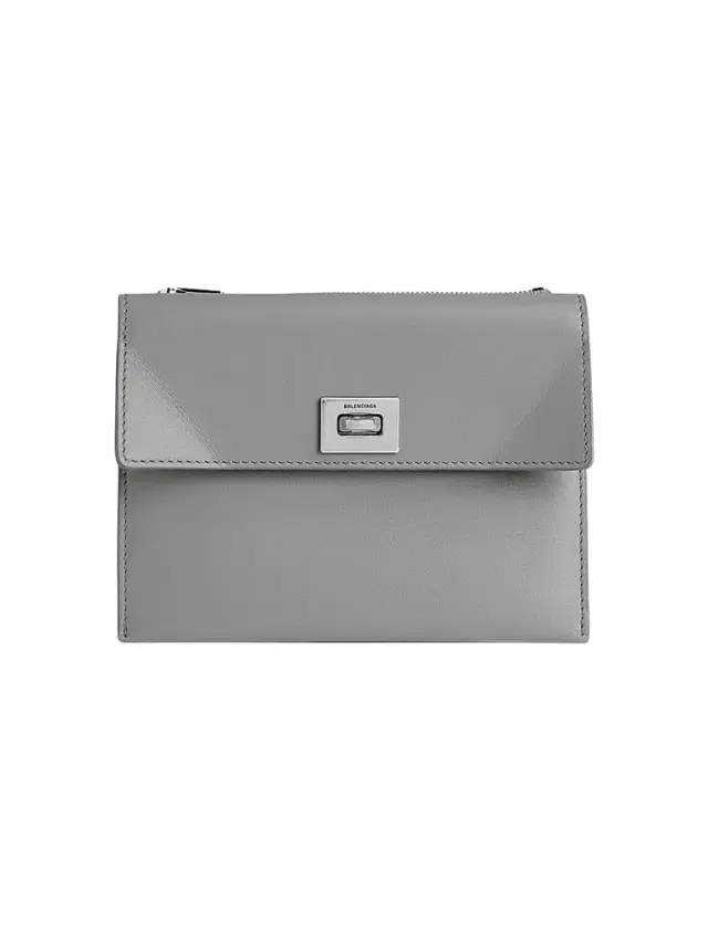 Balenciaga Women's Rodeo  Coin and Card Holder - Cloud Grey