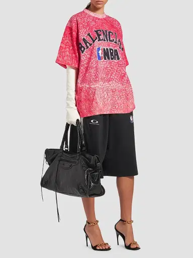 Balenciaga Women's / NBA Collaboration Oversized T-Shirt | Thumbnail 2 Balenciaga Women's / NBA Collaboration Oversized T-Shirt | Thumbnail 2