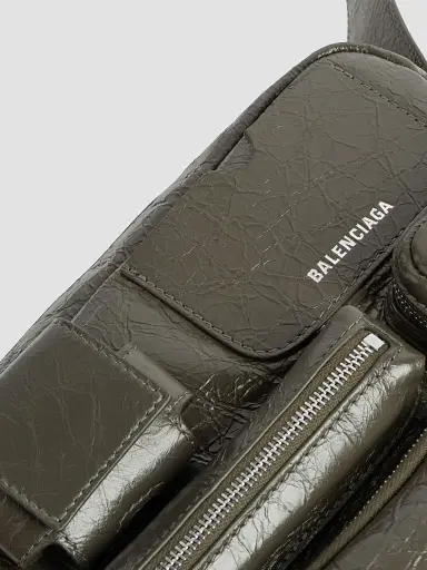 Balenciaga Men's Superbusy Camera Bag - Khaki | Thumbnail 8