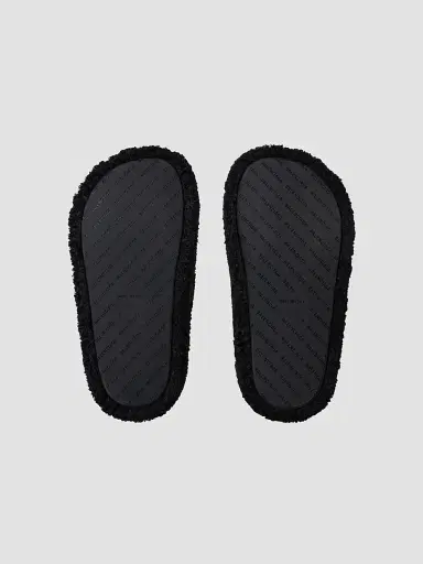 Balenciaga Women's Furry Platform Sandals - Black - Size 12 | Thumbnail 7