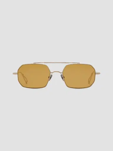AHLEM Men's Clovis 52MM Rectangular Sunglasses - Grey Gold | Thumbnail 2 AHLEM Men's Clovis 52MM Rectangular Sunglasses - Grey Gold | Thumbnail 2