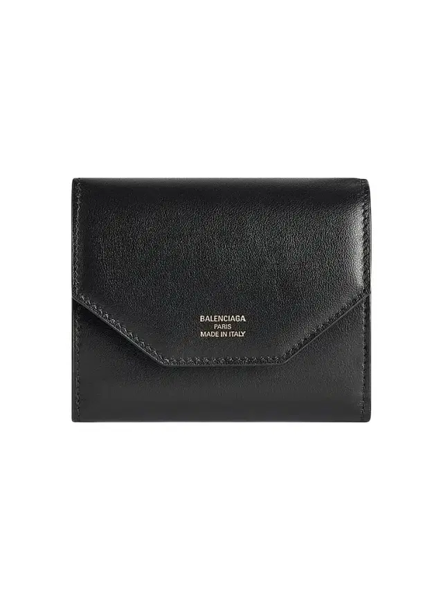Balenciaga Women's Envelope Bifold Wallet with Flap - Black