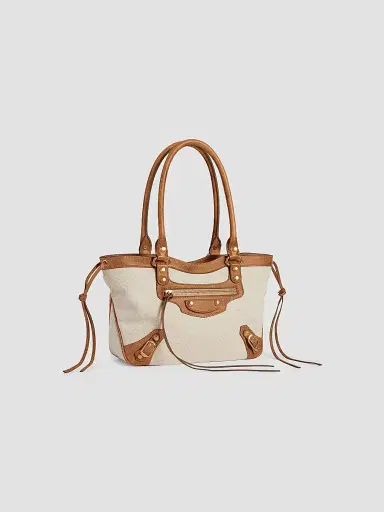 Balenciaga Women's Le City Beach Tote Bag - Beige Camel | Thumbnail 2