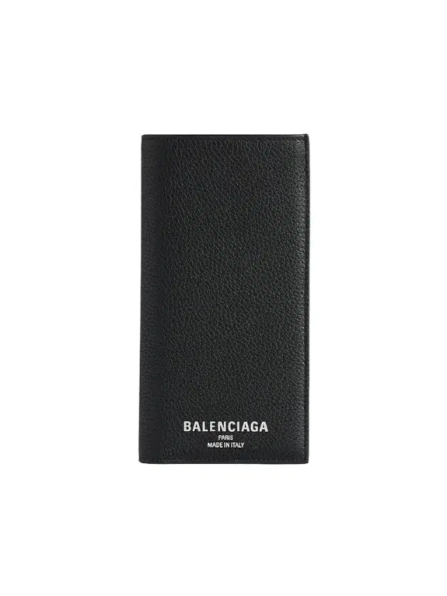 Balenciaga Men's Credit Long Wallet - Black