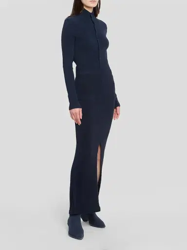 Issey Miyake Women's Rill Plissé Midi Skirt - Dark Navy - Size Small | Thumbnail 2 Issey Miyake Women's Rill Plissé Midi Skirt - Dark Navy - Size Small | Thumbnail 2