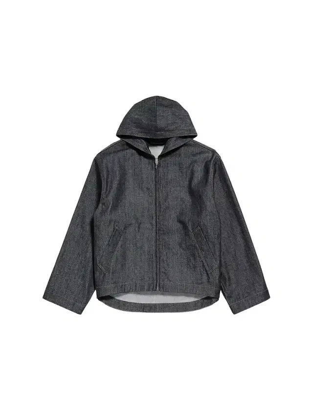 Balenciaga Men's Denim Hooded Jacket - Raw Indigo