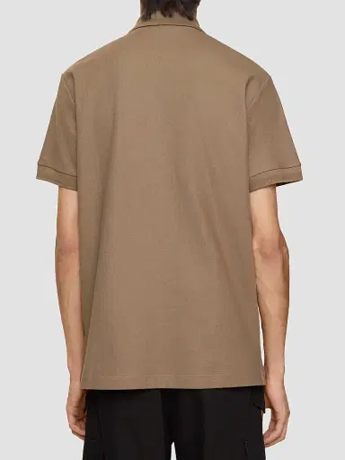 Burberry Men's Eddie EKD Cotton Polo Shirt - Clay Brown | Thumbnail 4