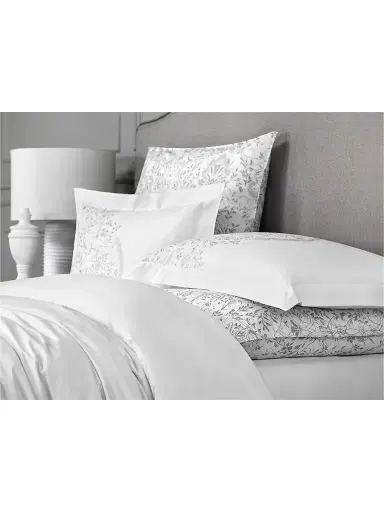 Togas Amaris Duvet Cover & Sham Collection - White Silver Grey European | Thumbnail 6