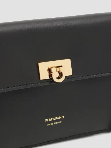 Ferragamo Women's Harley Mini Leather Crossbody Bag | Thumbnail 4 Ferragamo Women's Harley Mini Leather Crossbody Bag | Thumbnail 4