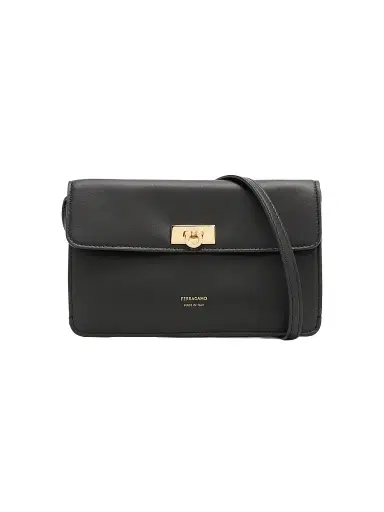 Ferragamo Women's Harley Mini Leather Crossbody Bag | Thumbnail 1 Ferragamo Women's Harley Mini Leather Crossbody Bag | Thumbnail 1