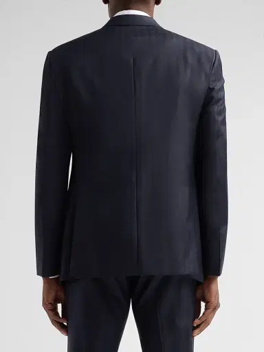 Giorgio Armani Men's Striped Herringbone Wool Single-Breasted Suit | Thumbnail 5 Giorgio Armani Men's Striped Herringbone Wool Single-Breasted Suit | Thumbnail 5