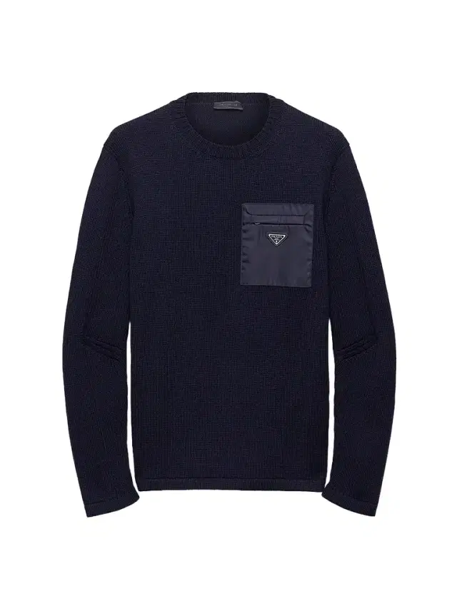Prada Men's Wool Sweater - Blue