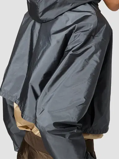 Miu Miu Women's Technical Fabric Wind-Breaker - Grey | Thumbnail 7