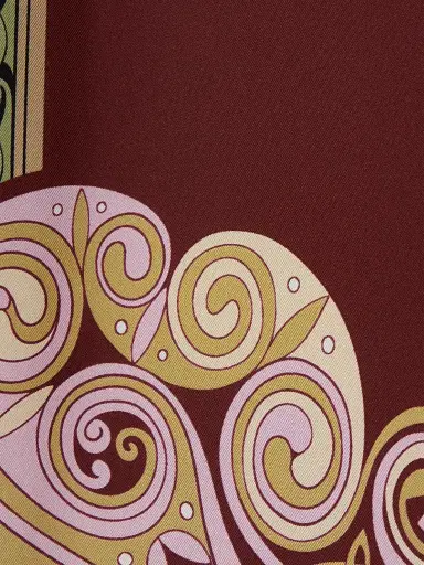La DoubleJ Women's Palazzo Pants - Kells Swirl Burgundy | Thumbnail 4