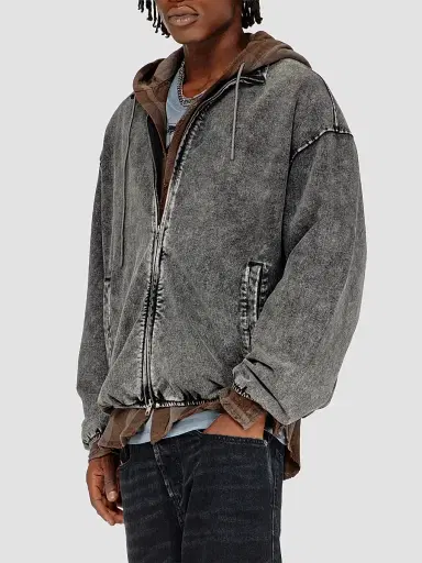 Diesel Men's Corsy Denim-Effect Jacket | Thumbnail 4