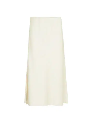 Brunello Cucinelli Women's Satin Cady Fluid Pencil Skirt - Butter | Thumbnail 1