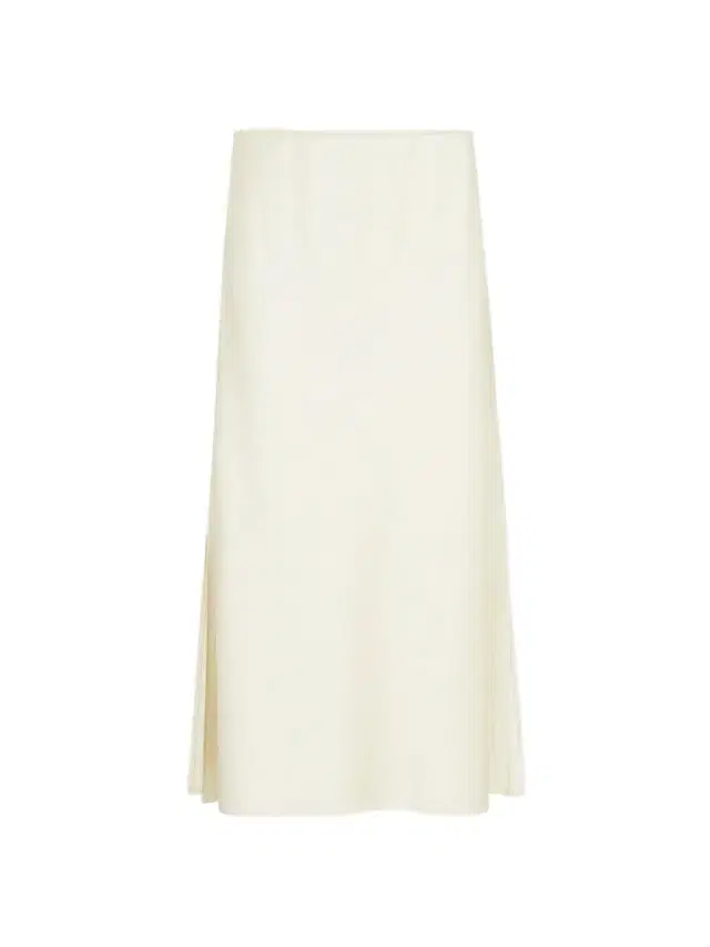 Women's Satin Cady Fluid Pencil Skirt - Butter