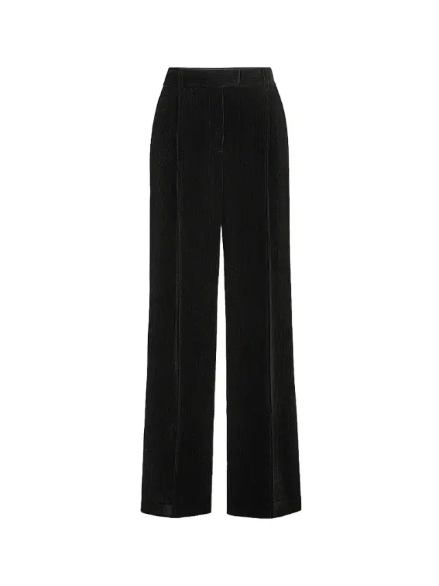 Brunello Cucinelli Women's Sparkling Corduroy Loose Pleated Trousers with Monili - Black
