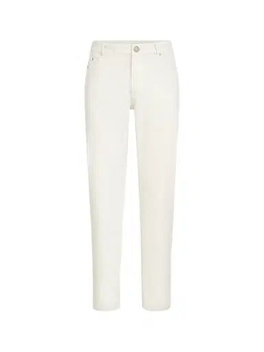 Brunello Cucinelli Men's Garment-Dyed Traditional Fit Five-Pocket Jeans in Lightweight Denim | Thumbnail 1