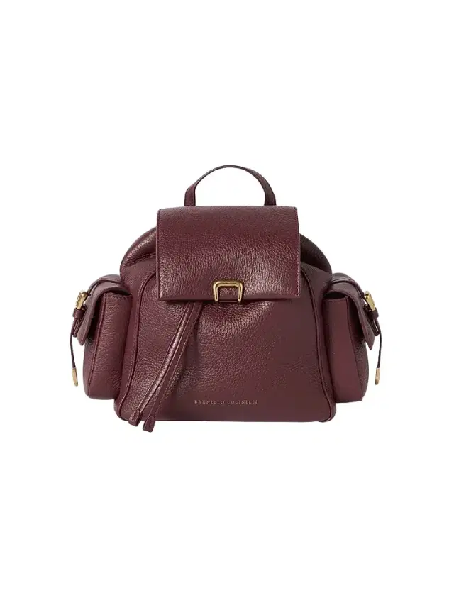 Brunello Cucinelli Women's Deerskin Sartorial Backpack - Burgundy