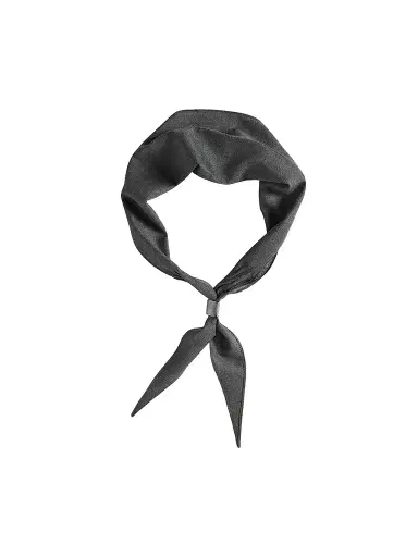 Brunello Cucinelli Women's Virgin Wool Organza Necktie with Monili | Thumbnail 1