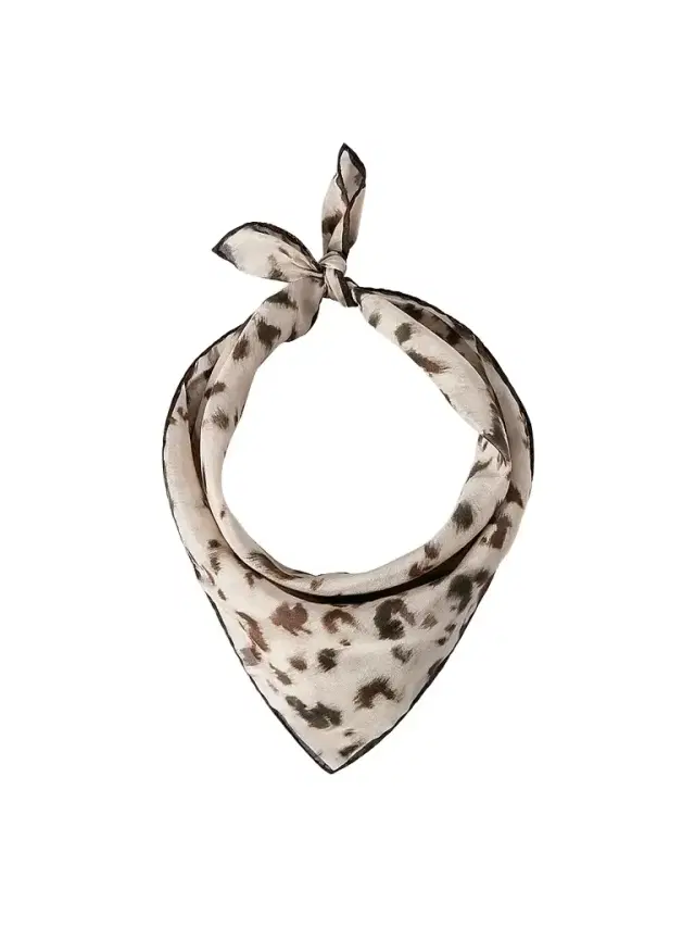 Brunello Cucinelli Women's Lynx Print Silk Foulard