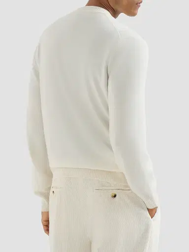 Brunello Cucinelli Men's Cashmere Cardigan - Panama | Thumbnail 4