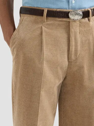 Brunello Cucinelli Men's Comfort Cotton and Cashmere Corduroy Trousers - Camel | Thumbnail 6