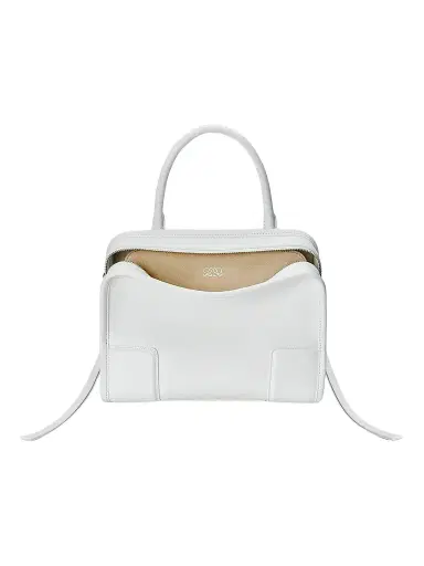 LOEWE Women's Amazona Leather Top Handle Bag - White | Thumbnail 1 LOEWE Women's Amazona Leather Top Handle Bag - White | Thumbnail 1
