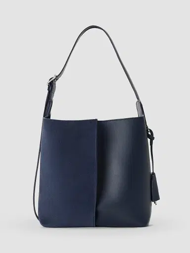 Loewe Women's Bilbao Leather & Suede Bucket Bag | Thumbnail 4 Loewe Women's Bilbao Leather & Suede Bucket Bag | Thumbnail 4