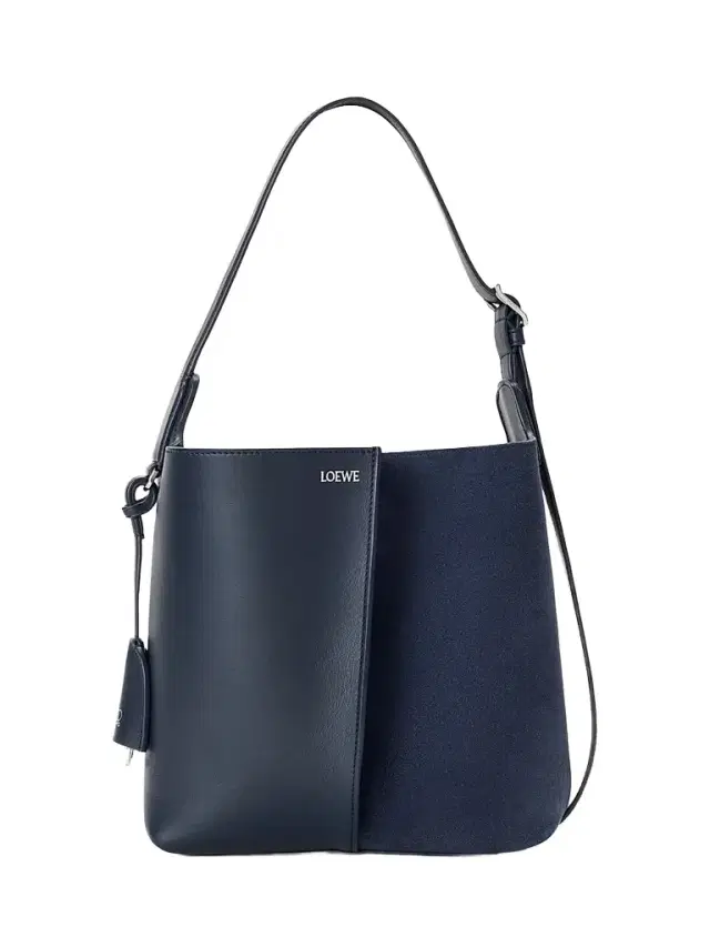 LOEWE Women's Bilbao Leather & Suede Bucket Bag - Deep Navy