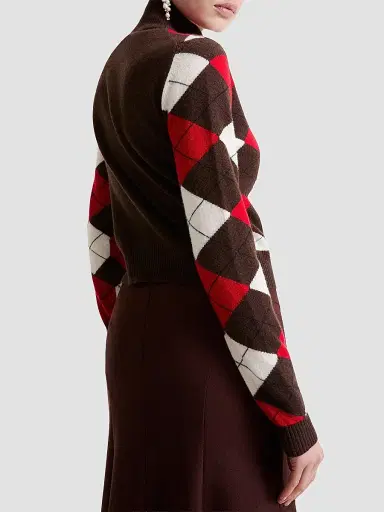Marella Women's Cashmere Blend Jumper - Red - Size XL | Thumbnail 5 Marella Women's Cashmere Blend Jumper - Red - Size XL | Thumbnail 5