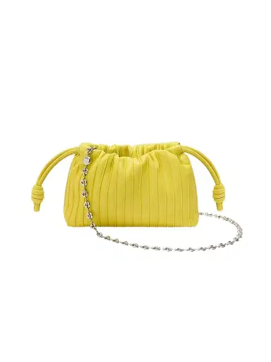 Loewe Women's Flamenco Mini Pleated Bag | Thumbnail 1 Loewe Women's Flamenco Mini Pleated Bag | Thumbnail 1