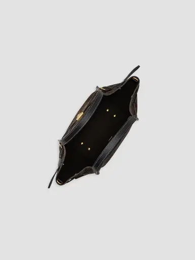 Tod's Women's Suede Shopping Bag - Palissandro Nero | Thumbnail 6