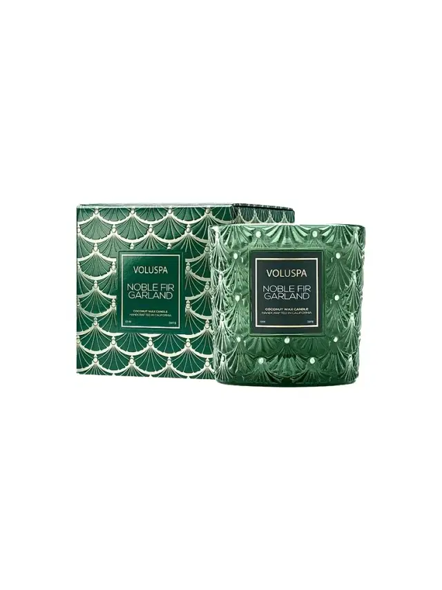 Voluspa Noble Fir Garland Classic Candle