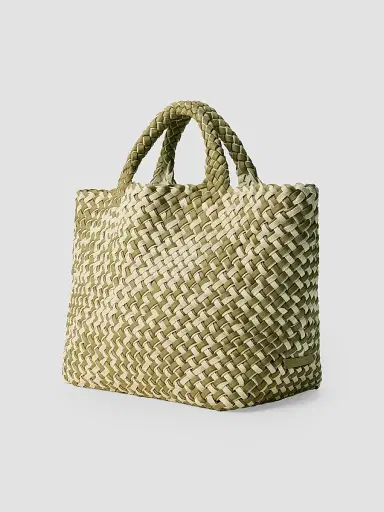 Naghedi Women's St. Barths Medium Double Weave Tote Bag - Oletta | Thumbnail 4 Naghedi Women's St. Barths Medium Double Weave Tote Bag - Oletta | Thumbnail 4